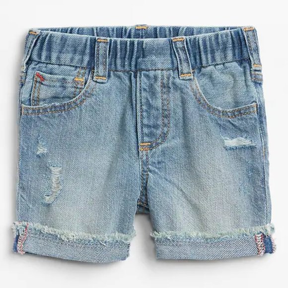 Two Piece Set -Flamingo Bodysuit and Demin Shorts - Picture 4 of 6